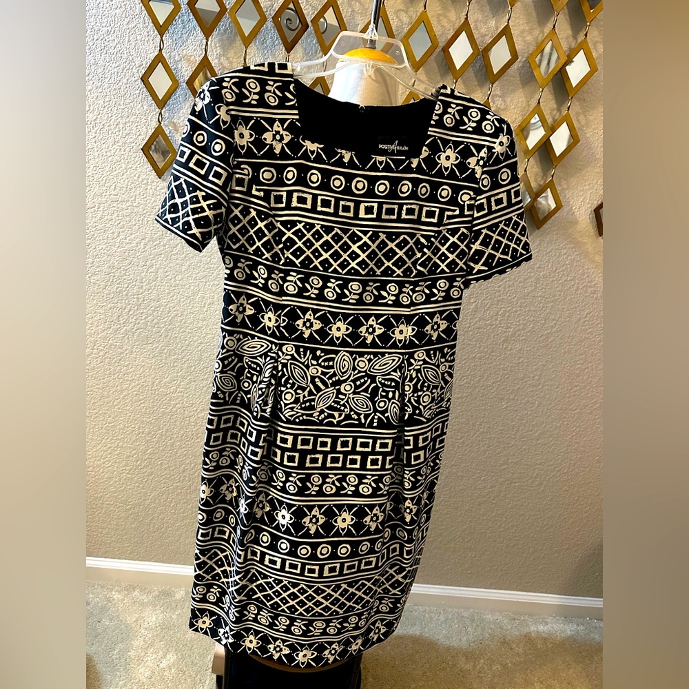 Positive Attitude Black Midi Dress
